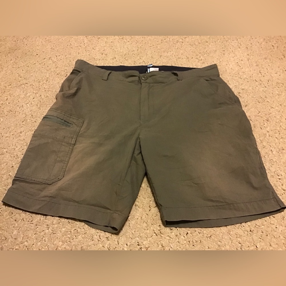 RON JON SURF SHOP MENS SHORTS SZ 38 CARGO W STRETCH WAIST GUC